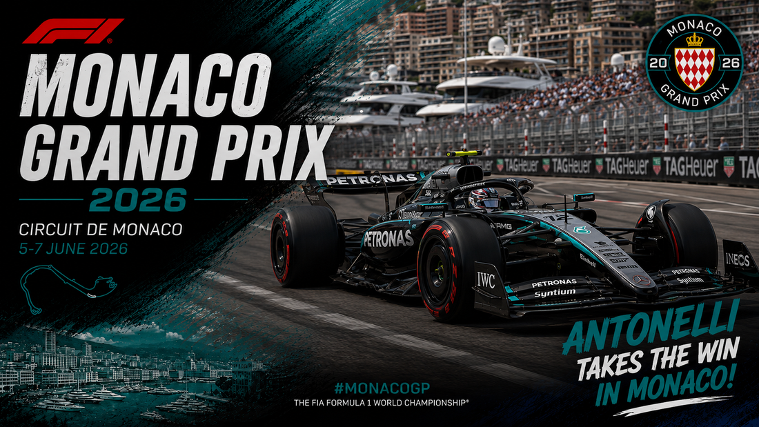 Grand Prix van Monaco 2026: Antonelli schrijft geschiedenis in de straten van Monte Carlo