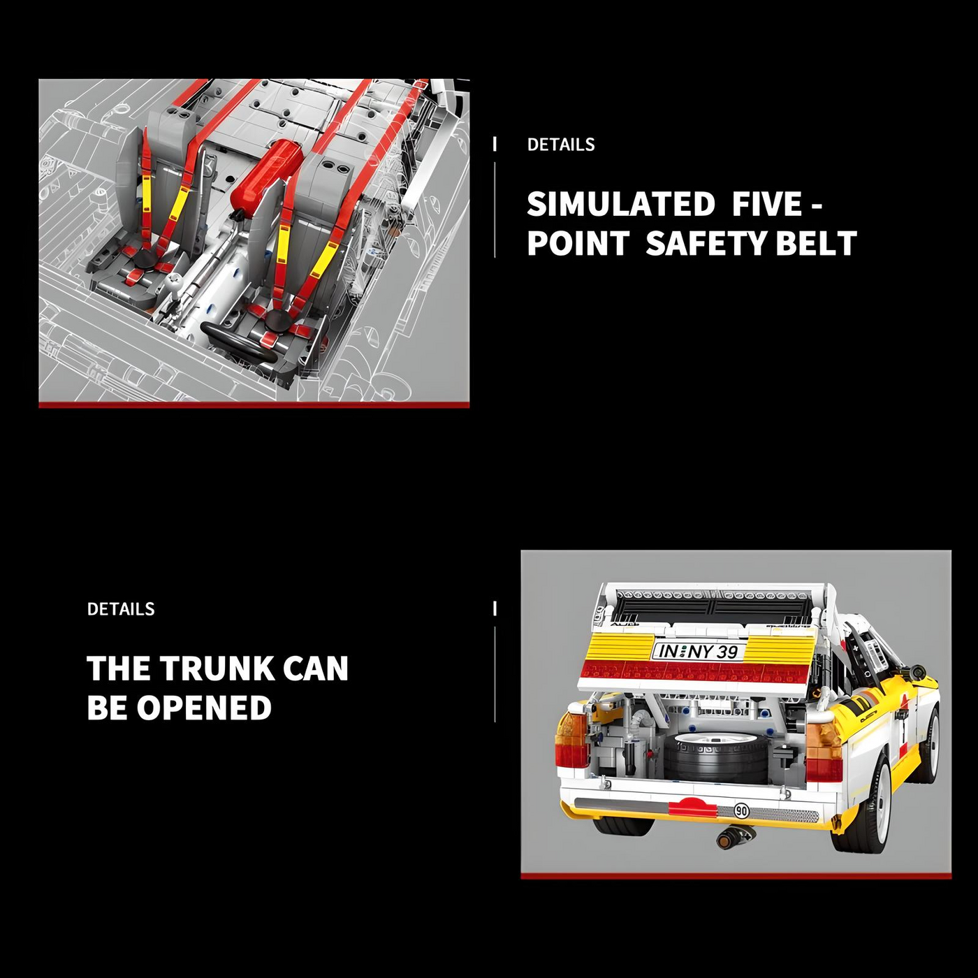 Audi Sport Quattro S1 Group B | Bole Brick YC-23043 - secundaire afbeelding 1