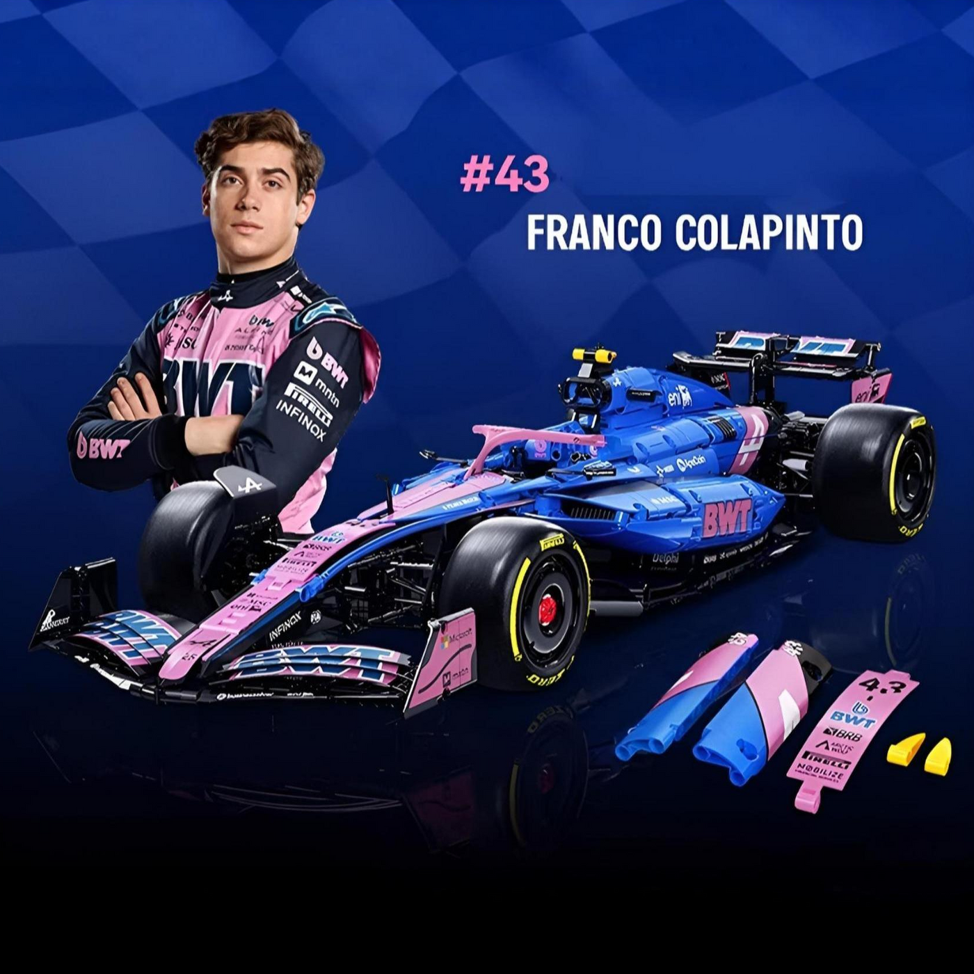 BWT Alpine Formula One Team A525 | CaDA C64012 - secundaire afbeelding 6