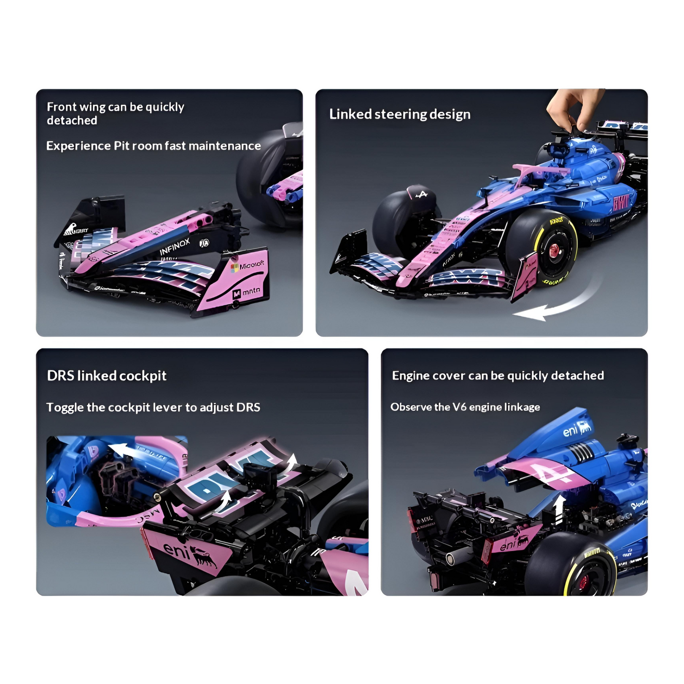 BWT Alpine Formula One Team A525 | CaDA C64012 - secundaire afbeelding 5