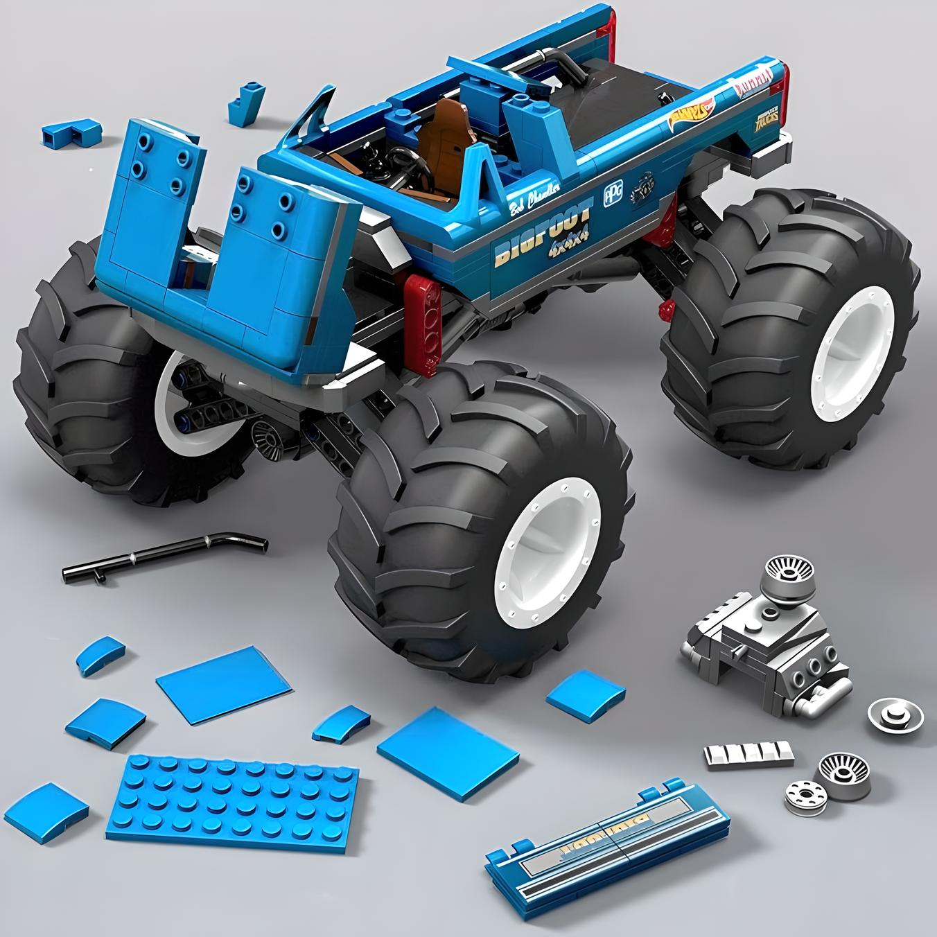 Bigfoot Monster Truck | MEGA Hot Wheels - secundaire afbeelding 1