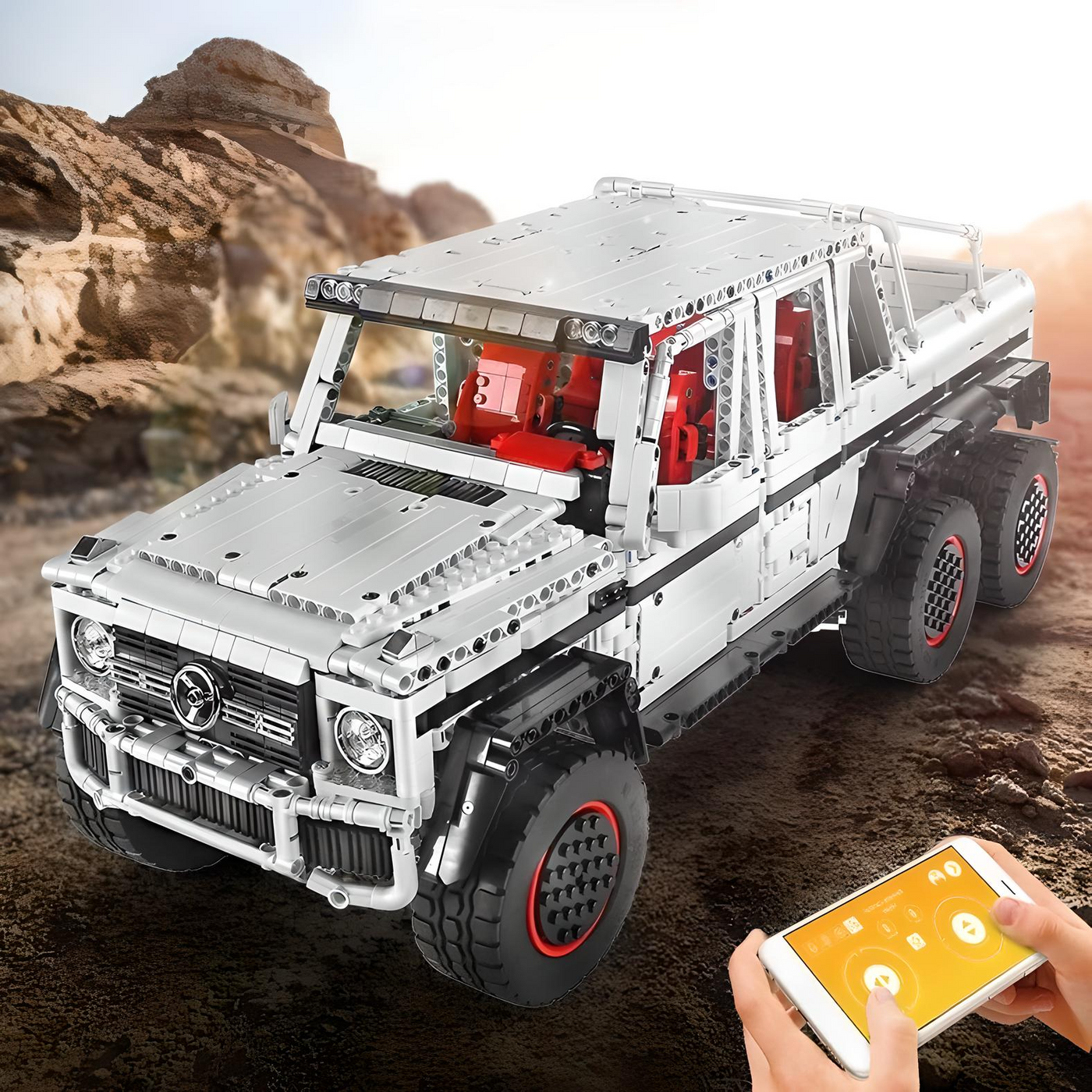 Mercedes-Benz G63 AMG 6×6 | Mould King 13061 - secundaire afbeelding 2
