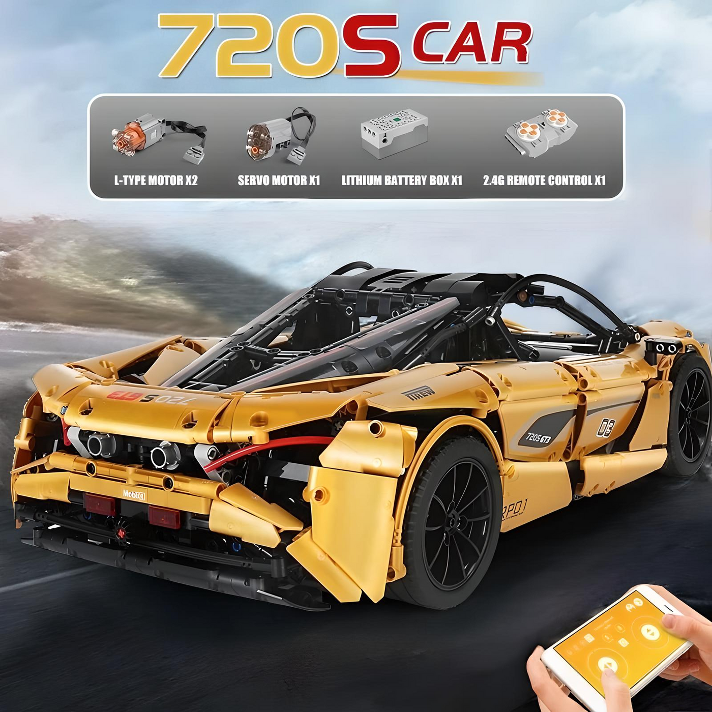 McLaren 720S | Mould King 13145 - secundaire afbeelding 5
