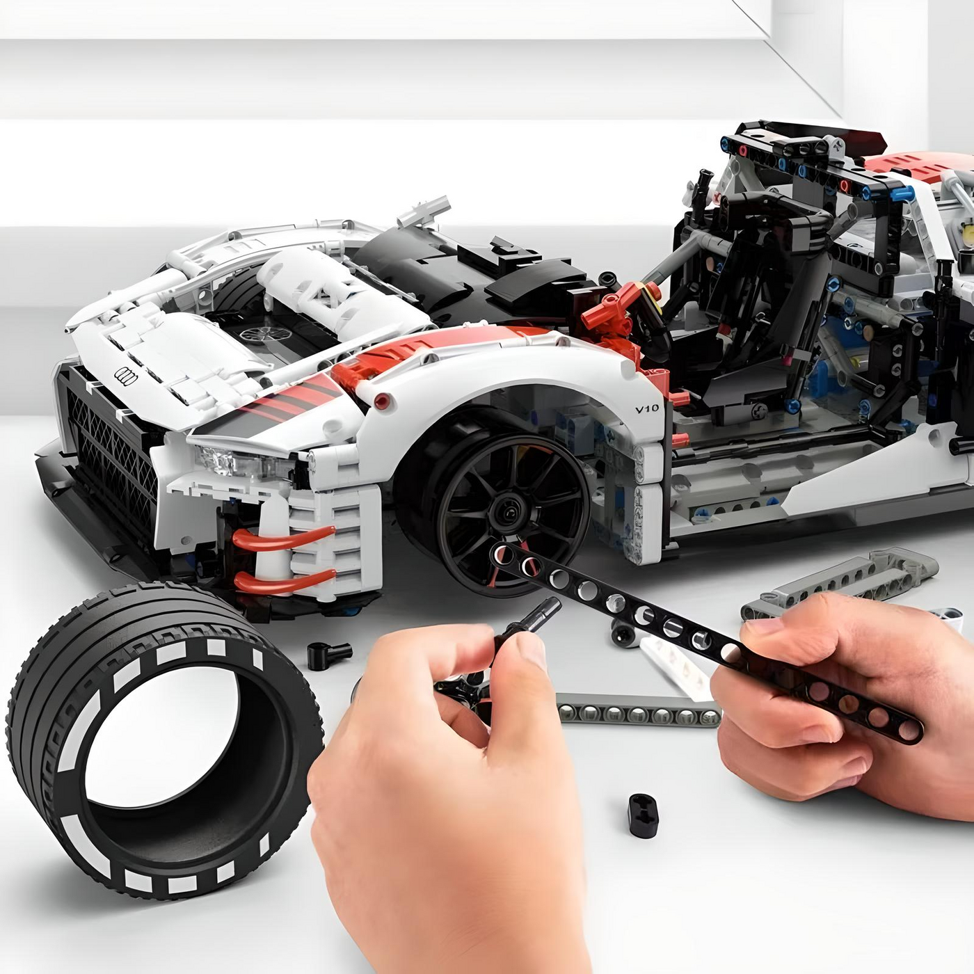 Audi R8 LMS GT3 | Rastar 99300/99310 - secundaire afbeelding 4